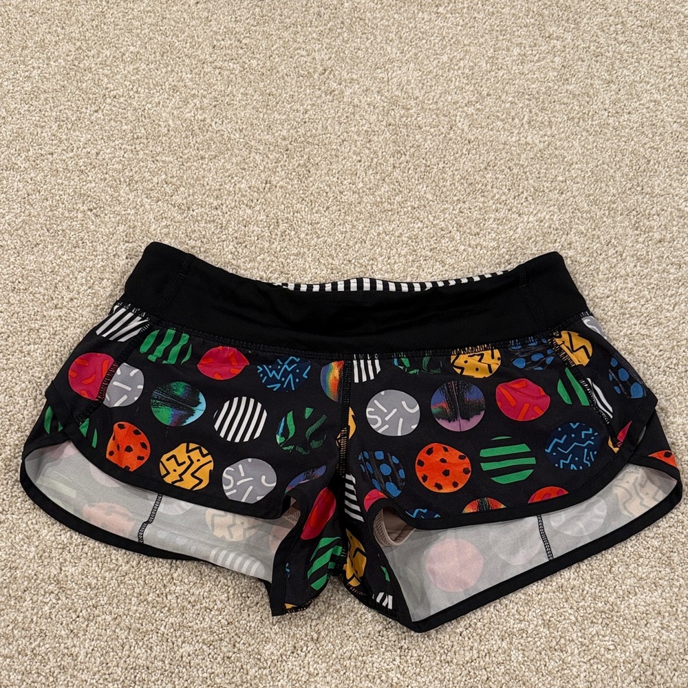 Vintage LULU Seawheeze Speed Up 2.5 inch Inseam Shorts